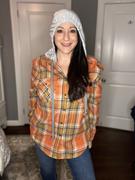 Closet Candy Boutique Need to Know Plaid Flannel Hoodie - Black Review