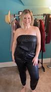 Closet Candy Boutique Well Played Vegan Leather Jumpsuit - Black Review