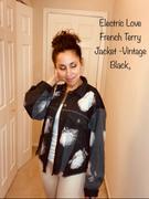 Closet Candy Boutique Electric Love French Terry Jacket - Vintage Black Review