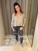 Closet Candy Boutique Star-Crossed Tie Dye Long Sleeve Top - Taupe Review