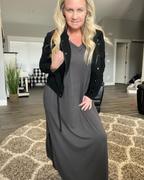Closet Candy Boutique I'll Be By The Pool Maxi Dress - Ash Grey Review