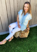 Closet Candy Boutique Easy Going Chambray Top - Light Wash Review