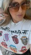 Closet Candy Boutique The Rolling Stones Graphic Tee - White Review