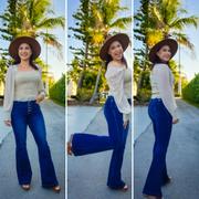 Closet Candy Boutique KAN CAN Arlo High Rise Curvy Flare Jeans - Dark Wash Review