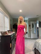 Closet Candy Boutique Whisked Away Tie-Front Maxi Dress - Hot Pink Review