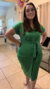 Closet Candy Boutique Mind Your Business Button Down Dress - Kelly Green Review