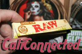 CaliConnected Raw® Organic Hemp King Slim Rolling Papers Review