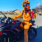 Moto Loot Motorcycle Helmet Cover - Evil Pumpkin Review