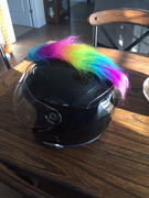 Moto Loot Motorcycle Helmet Mohawk - Rainbow Review