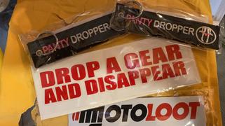 Moto Loot Motorcycle Decal - Drop A Gear And Disappear (2 pack) Review