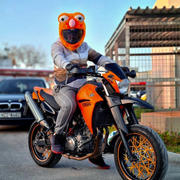 Moto Loot Motorcycle Helmet Cover - Orange Review