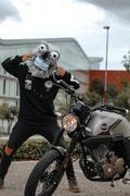 Moto Loot Motorcycle Helmet Cover - Grey Review