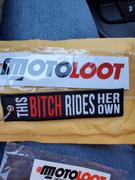 Moto Loot This Bitch Rides Her Own - Motorcycle Keychain Review