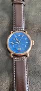 Ferro & Company Watches Ferro & Co. AGL 2 Vintage style Pilot Watch Blue Rose Gold Review
