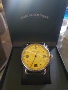 Ferro & Company Watches Ferro & Co. Distinct 2  Vintage Style Race One Hand Watch Yellow Review