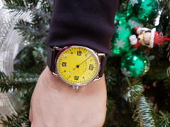 Ferro & Company Watches Ferro & Co. Distinct 2  Vintage Style Race One Hand Watch Yellow Review