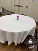 tableclothsfactory.com 108 Purple Polyester Round Tablecloth Review