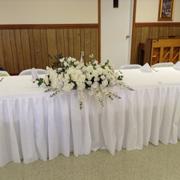 tableclothsfactory.com 17FT White Pleated Polyester Table Skirt Review