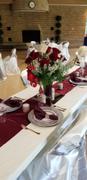tableclothsfactory.com 5 Pack | Burgundy Seamless Cloth Dinner Napkins, Wrinkle Resistant Linen | 17x17 Review