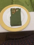 tableclothsfactory.com 5 Pack 17x17 Olive Green Polyester Linen Napkins Review
