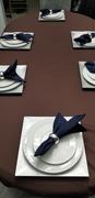 tableclothsfactory.com 5 Pack | Navy Blue Seamless Cloth Dinner Napkins, Wrinkle Resistant Linen | 17x17 Review