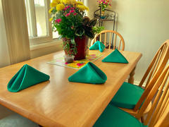 tableclothsfactory.com 5 Pack 17x17 Turquoise Polyester Linen Napkins Review