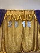 tableclothsfactory.com 20FT x 10FT Gold Metallic Shiny Spandex Glittering Backdrop Review