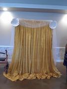 tableclothsfactory.com 20FT x 10FT Gold Metallic Shiny Spandex Glittering Backdrop Review