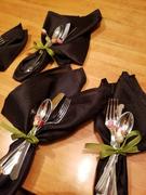 tableclothsfactory.com 5 Pack 20x20 Black Polyester Linen Napkins Review