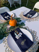tableclothsfactory.com 5 Pack | Navy Blue Seamless Cloth Dinner Napkins, Reusable Linen | 20x20 Review