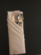 tableclothsfactory.com 5 Pack 20x20 Silver Polyester Linen Napkins Review