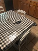 tableclothsfactory.com Buffalo Plaid Tablecloth | 54x54 Square | White/Black | Checkered Gingham Polyester Tablecloth Review