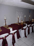 tableclothsfactory.com 5 Pack | Burgundy Satin Chair Sashes | 6x106 Review