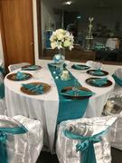 tableclothsfactory.com 5 Pack | Light Blue Satin Chair Sashes | 6x106 Review