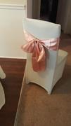 tableclothsfactory.com 5 pack | 6x106 Dusty Rose Satin Chair Sash Review