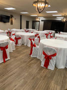 tableclothsfactory.com 5 Pack | Red Satin Chair Sashes | 6x106 Review