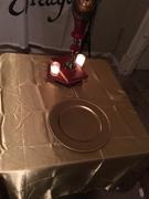 tableclothsfactory.com 60x 60 Champagne Seamless Satin Square Tablecloth Overlay Review