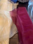 tableclothsfactory.com 54 | 10 Yards Burgundy Solid Color Sheer Chiffon Fabric by the Bolt Review