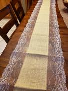 tableclothsfactory.com Designer Natural Rustic Burlap Jute Lace Runner For Garden Party Wedding Review
