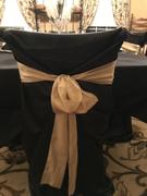 tableclothsfactory.com Black Universal Satin Chair Covers Review