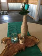 tableclothsfactory.com 14x108 Turquoise Rustic Burlap Table Runner Review