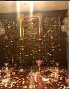 tableclothsfactory.com 6FT Gold Dazzling Metallic Foil Flower Backdrop Review