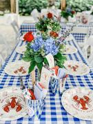tableclothsfactory.com Buffalo Plaid Tablecloth | 60x126 Rectangular | White/Blue | Checkered Polyester Tablecloth Review
