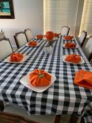 tableclothsfactory.com Buffalo Plaid Tablecloth | 90x132 Rectangular | White/Black | Checkered Polyester Linen Tablecloth Review