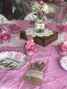 tableclothsfactory.com 72 x 72 Pink Seamless Satin Square Tablecloth Overlay Review