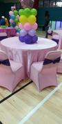 tableclothsfactory.com Pink Spandex Stretch Fitted Banquet Chair Cover With Foot Pockets - 160GSM Premium Spandex Review
