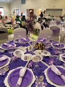tableclothsfactory.com 14 x 108 Purple Organza Runner For Table Top Wedding Catering Party Decoration Review