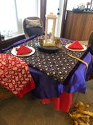 tableclothsfactory.com 60x 60 Purple Seamless Satin Square Tablecloth Overlay Review