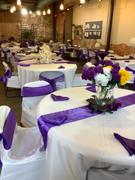 tableclothsfactory.com 12x108 Purple Satin Table Runner Review