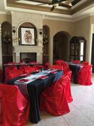 tableclothsfactory.com Red Universal Satin Chair Covers Review